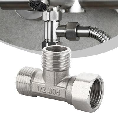 Stainless Material T Adapter 3 Ways Valve Easy To Install High Quality