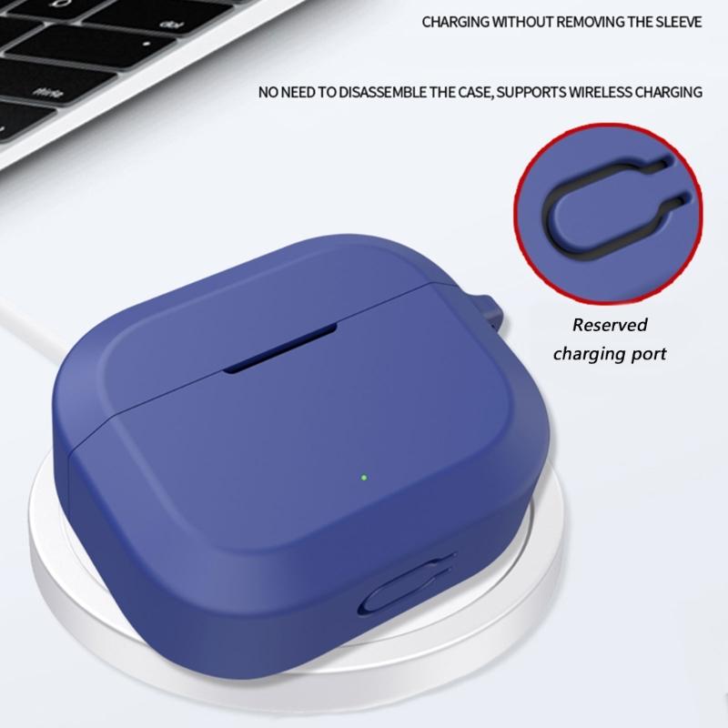 Headphone Cover Shockproof Wrap Case Skin Antiscratch Guard Washable Silicone Housing Shell Enhances Grip for Nord Buds