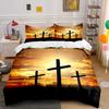 Sunset Crosses Home Decor Multiple Sizes Kid'S And Adults' Bedroom Exquisite 3Pc Bedding Set, Gift
