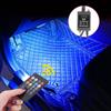 4 In 1 Auto Fuß Led Lichter 72 LED Auto Innen Atmosphäre Lampe Mit App Fernbedienung Rgb Auto Neon umgebungs Licht Auto