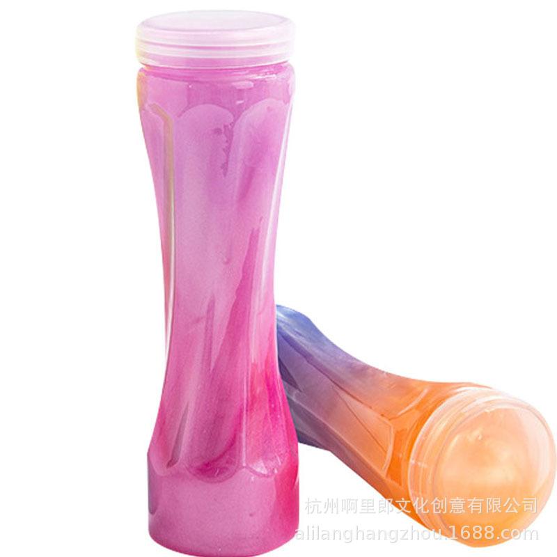 Gradient Iridescent Crystal Slime - Three-Color Kids' Toy