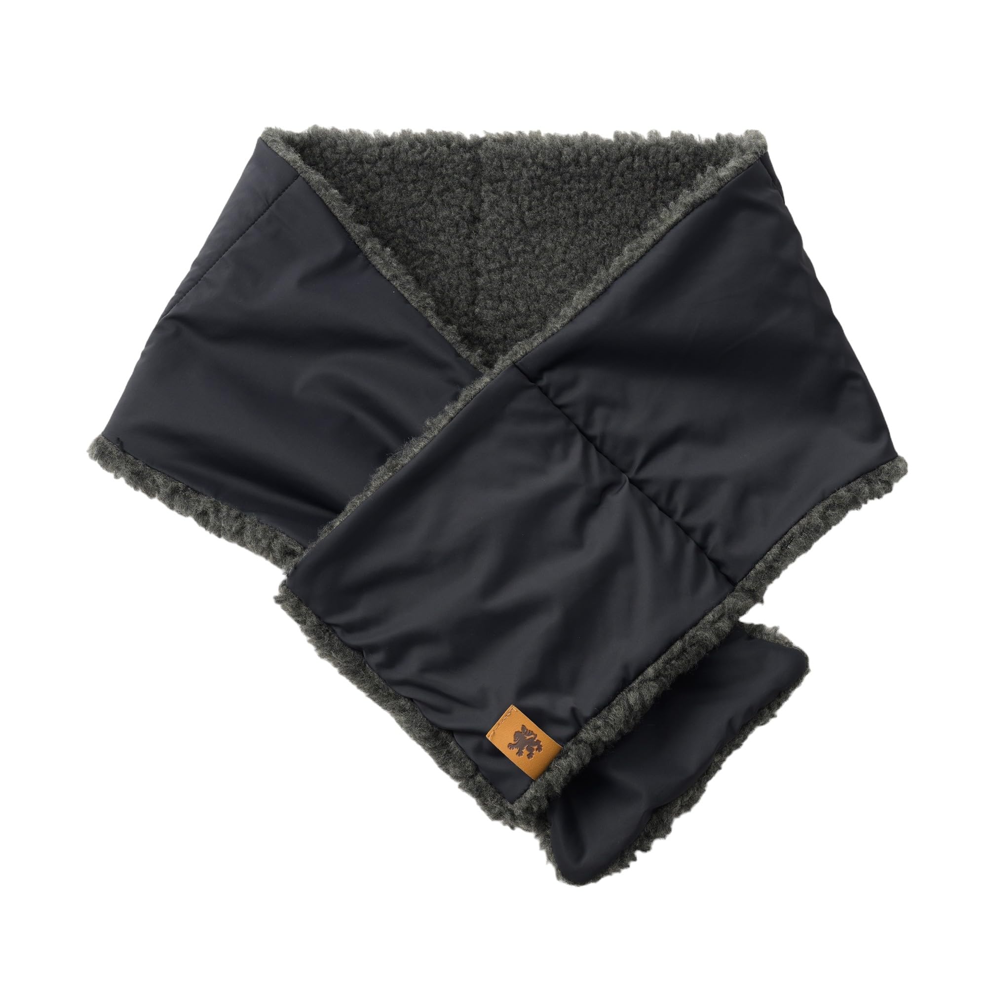 

Стеганый шарф [Капельмуур] чёрный