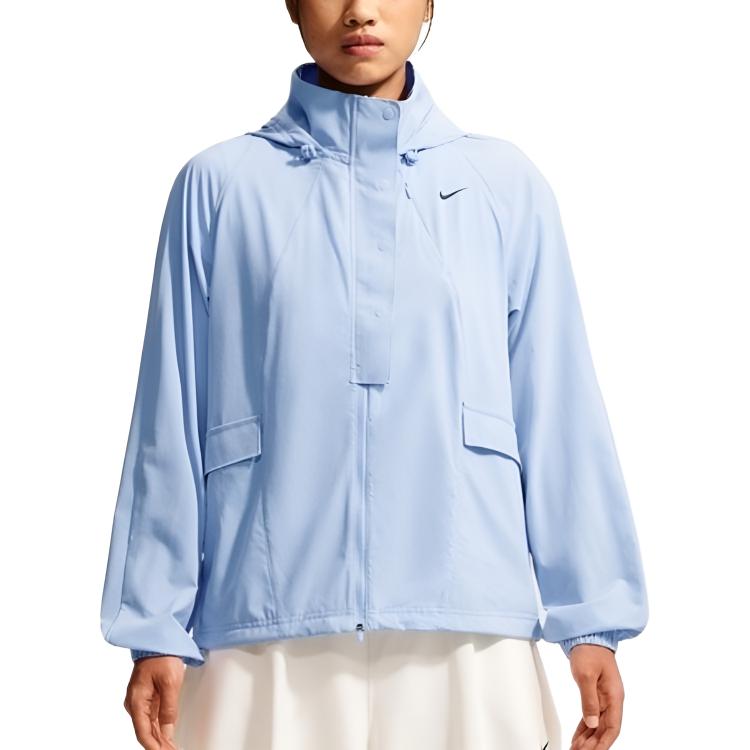 Женская спортивная куртка с капюшоном Nike As W Nk Repel Sig Series, однотонная, легкая, куртки для женщин IV5078-468 S