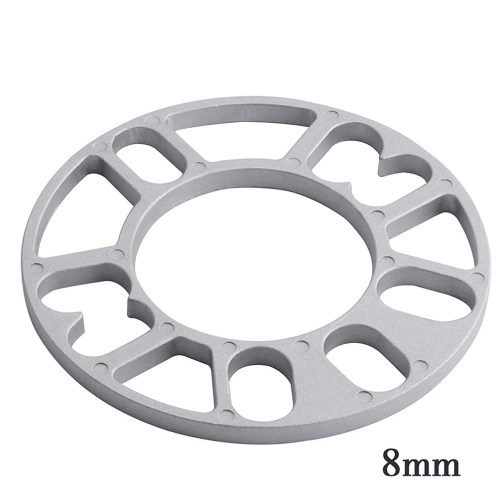 1Pcs 3-10mm Universal Aluminum Alloy Auto Car Wheel Tire Spacers Adaptor Shims Plate FIT 4x100 4x114.3 5x100 5x108 5x114.3 5x120