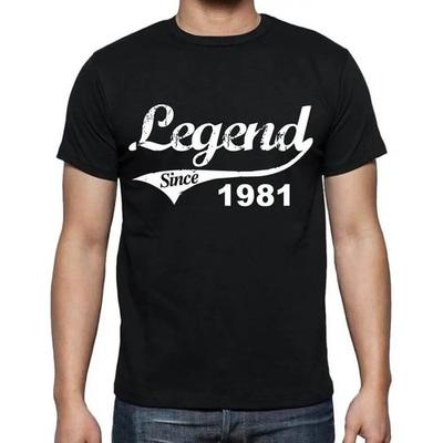 Men's Graphic T-Shirt Legend Since 1981 - Legend Since 1981 - Gift for