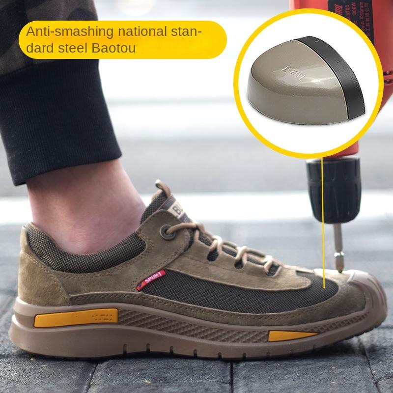 Pracovní ochranné boty Pánské Ocelová špička Kevlarové Bezpečnostní boty Pracovní boty, Protirozšlapávací a Protipropíchnutí Pracovní ochranné boty Pánské