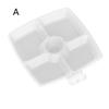 3/5/6 Grids Korean Style Fruit Plates Dining-Table Divided Seasoning Plate Refrigerator Dessert Storage Box Kitchen Gadget