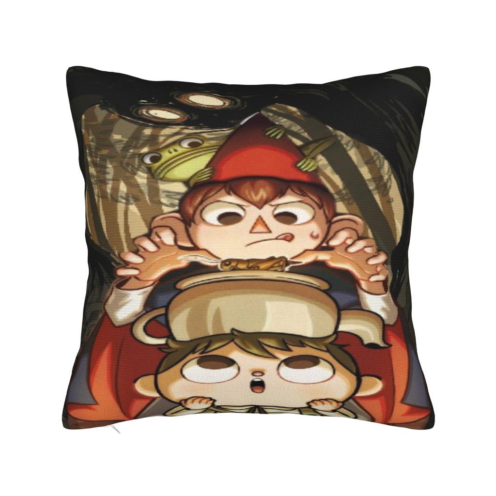 Over the Garden Wall Pillow Case  Kawaii Pillow Cover Graphic Pillowcases For Living Room Sofa