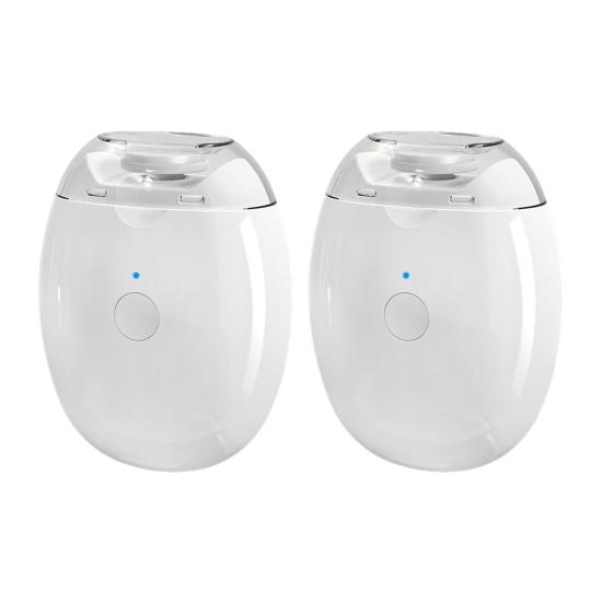 1/2/3/5Pcs Electric Nail Clipper Kids Seniors Automatic Nail Trimmer with LED Light 3 Speed Baby Manicure Grinding File Fingernail Cutter Polisher