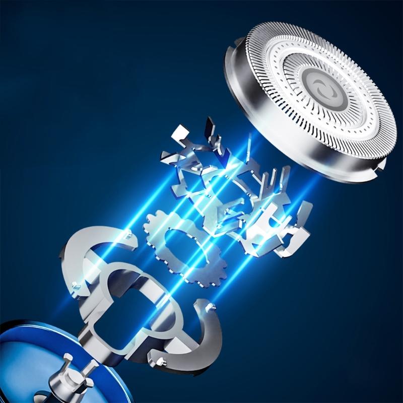 Travel Friendly Rechargeable Electric Shaver Waterproof Electric Shaver ABS Texture Suitable for Men Wet and Dry Use