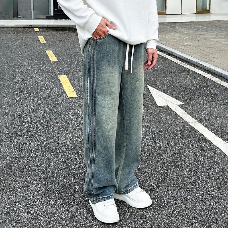 

Foss Phil Men s Straight-Leg Loose Jeans L