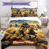 3PC Custom Name Rodeo Cowboy Adventure Bedding Set Printed  Bedding Set Duvet Cover Closure Includes 1 Duvet Cover & 33 Pillowcases for Bedroom
