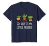 Say Aloe To My Little Friends Cactus Mens T Shirts Funny Succulent Plant T-Shirt Graphic T Shirts Harajuku Cotton Four Seasons
