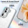 For Oppo Reno 11 CPH2599 Case Air Cushion Shockproof Silicone Bumper Clear Matte Back Cover Hard Phone Case for Oppo Reno11 5G
