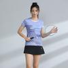 Quick-Dry Badminton Sport Set Men Women Athletic Wear Tennis Volleyball Table Uniform With Number Printing