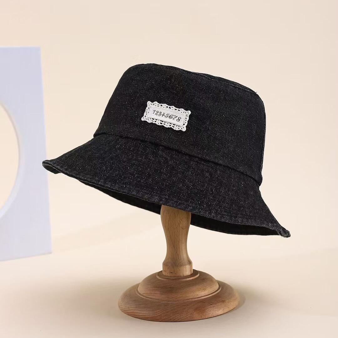 

Bucket Hat Women Spring Summer Hats For Men Washed Denim Retro Fashion Sunshade Sun Hat Bob Cap Man New Korean Style Sunhat 56-58cm