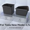 For Tesla New Model X S 2023 2024 Storage Box Rear Trunk Left Side TPE Waterproof Tool Case Car Accessories Tidying