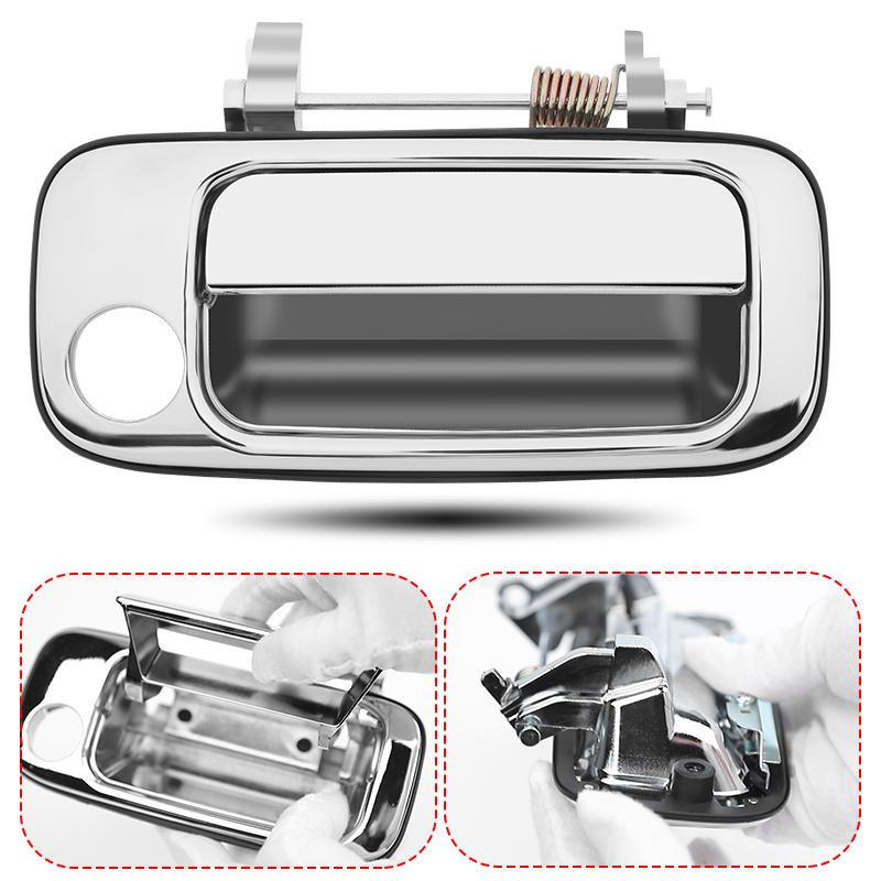 Car Front Right Outer Door Handle Chrome Exterior Door Handle For Toyota Landcruiser J80 Series 1990-1998 For Lexus LX450 1pc Front Right