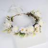 Korean Style Flower Crown Simulated Flower Bridal Wreaths Elegant Floral Headband  Children