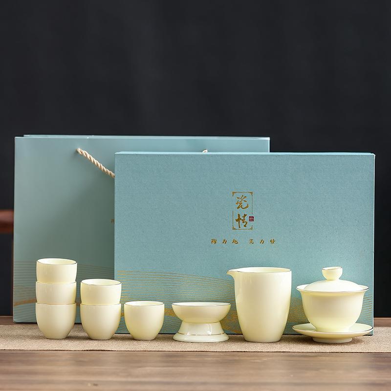 Huangshi Suzai Jade Porcelain Kung Fu Tea Set Business Company