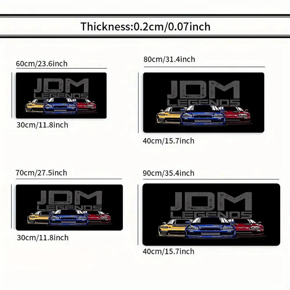 Cool Car Design Mouse Pad Large Computer Office Game Table Mat XXL Rubber Antislip Stitched Edges Keyboard Mats Long Desk Pads