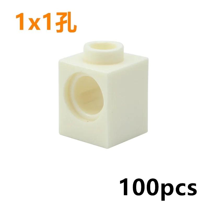 

Non-Toxic Moc Parts 6541 Technical Building Blocks 1X1 With Hole Perforated Bricks Assembles Particles Educational Creative Toys For Kids