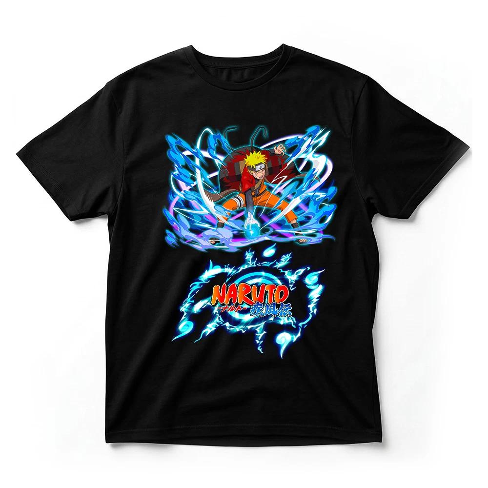 Naruto Uzumaki Shippuden TShirt Blue Rasengan Action Anime Graphic Tee Unisex S
