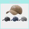 Retro Vintage Cotton Baseball Cap With Letter Print Design For Men Women Spring Sun Protection