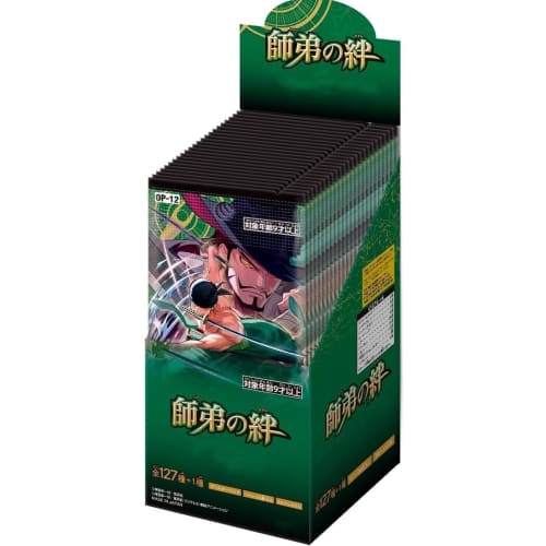 

[Unopened Box] ONE PIECE Card Game Booster Pack Bonds of Master and Disciple OP-12 [Purchase 12 Boxes to Receive an Unopened Carton]