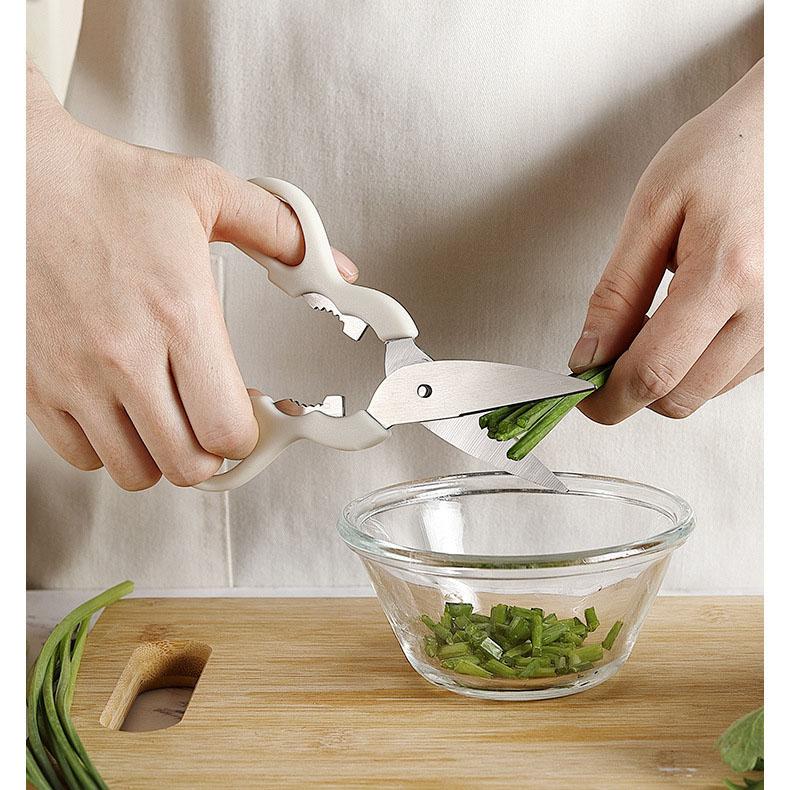 Stainless Steel Peeler Set, Kitchen Gadget with Storage 6-piece Set, Combination Scissors, Melon Planer and Fruit Knife Set