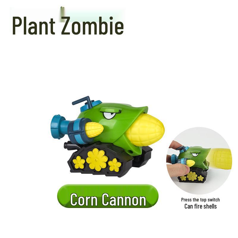Plants vs. Zombies Toy Set: Machine Bug, Football Gun, Pea Pod, Carnivorous Plant Models
