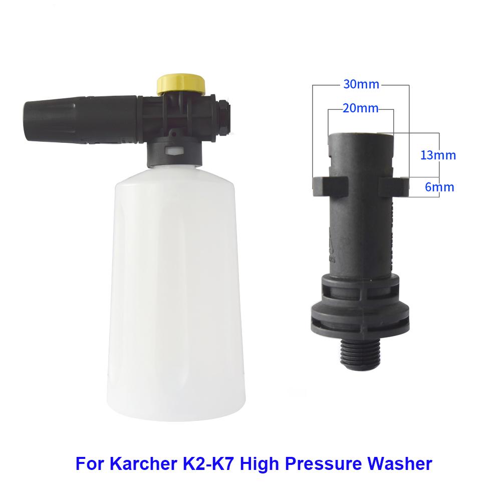 750ML Snow Foam Lance High Pressure Washer Foam Bottle For Karcher Huter Alto AR Lavor Nilfisk Faip Makita Patriot Car Washer