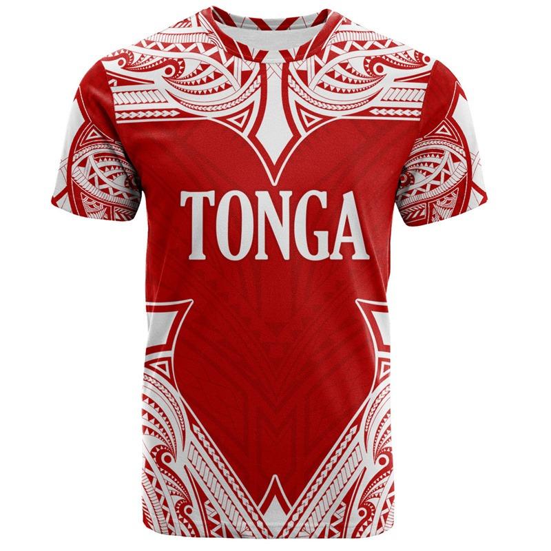 Summer Harajuku 3D Printing The Kingdom Of Tonga T Shirt Oceania Tonga National Day Graphic