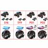 1:16 High Speed Off-Road Alloy RC Cars Police Truck Jeep with Music Sound and LED Lights 2.4G Remote Control Cars Outdoor Toy