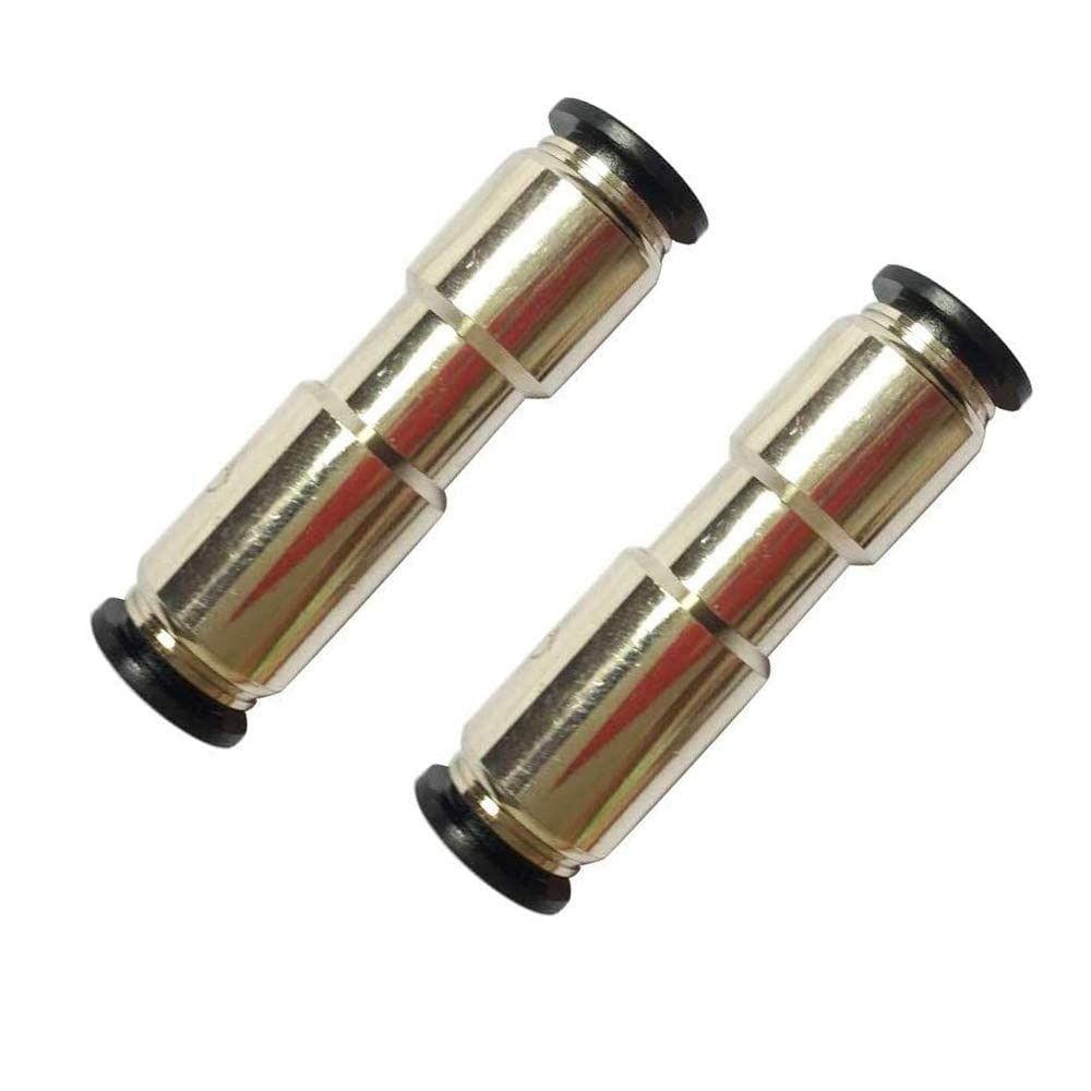2pcs 1/4" OD Check Valve 1 Way Push to Connect Valve Metalwork One-way Valve Water