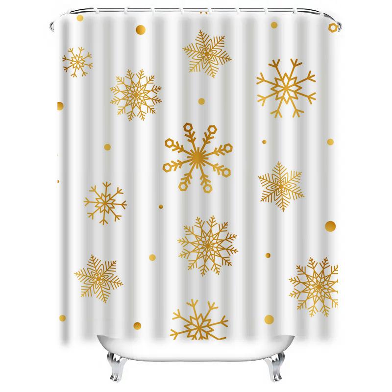 TU Shower Curtain Waterproof Vintage Floral Pattern Bathroom Decor Farmhouse Style Fabric Backdrop Washable Modern Home Textile