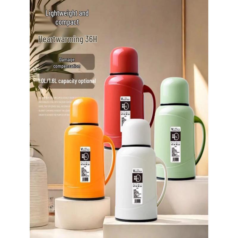 2026 Compact Insulated Thermos Flask for Home, Lightweight and Old-Fashioned Design, Perfect for Students and Hot Water Use