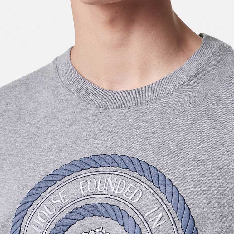 Versace Medusa-embroidered cotton sweatshirt 1013969-1A09916-1E100