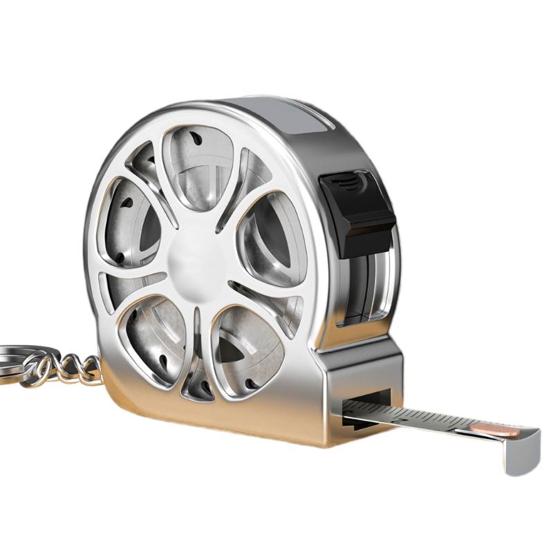 Рулетка, Стальная выдвижная рулетка с самоблокировкой, Легко читаемая рулетка, Стальная рулетка серебряный