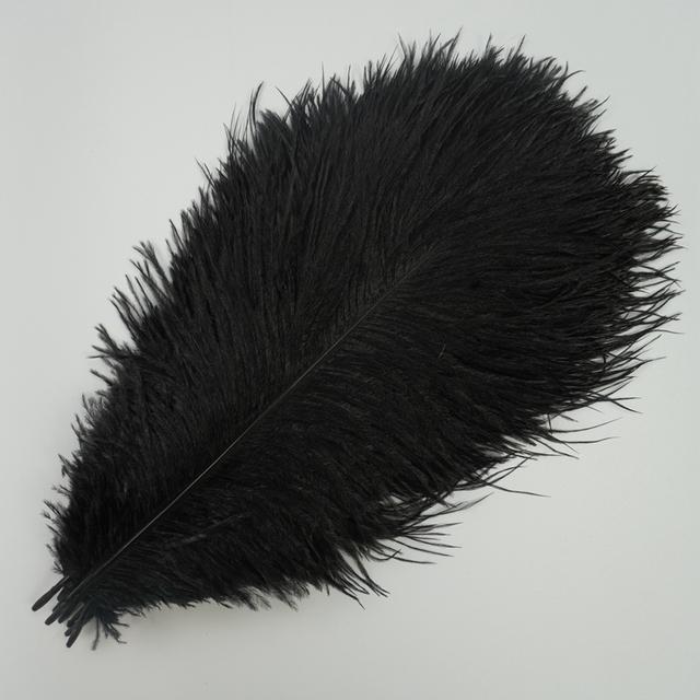 10Pcs/Lot New Colored Ostrich Feathers for Crafts White Black Feather Decor Table Centerpieces Jewelry Handicrafts Decoration