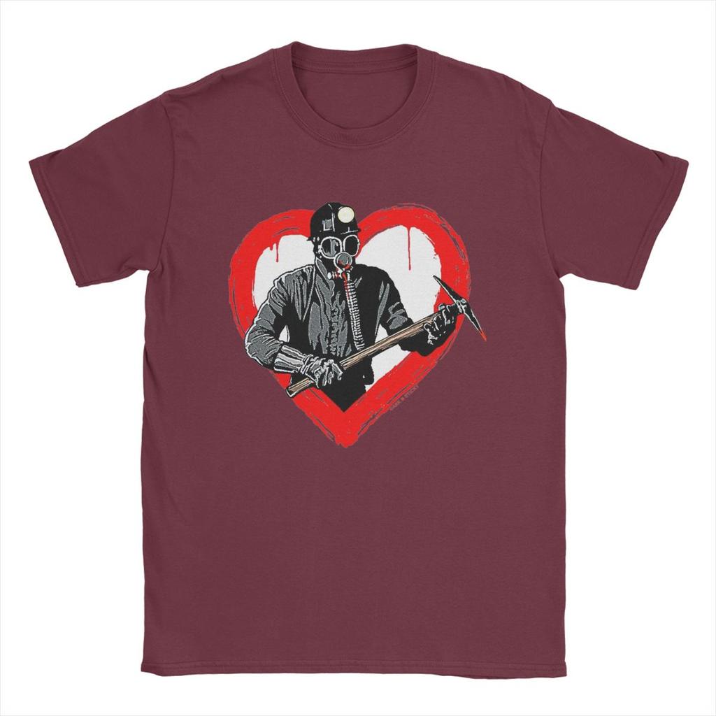 Novelty My Bloody Valentine Movie Killer T-Shirt Men Crewneck Cotton T Shirt Short Sleeve Tee Shirt Plus Size Tops