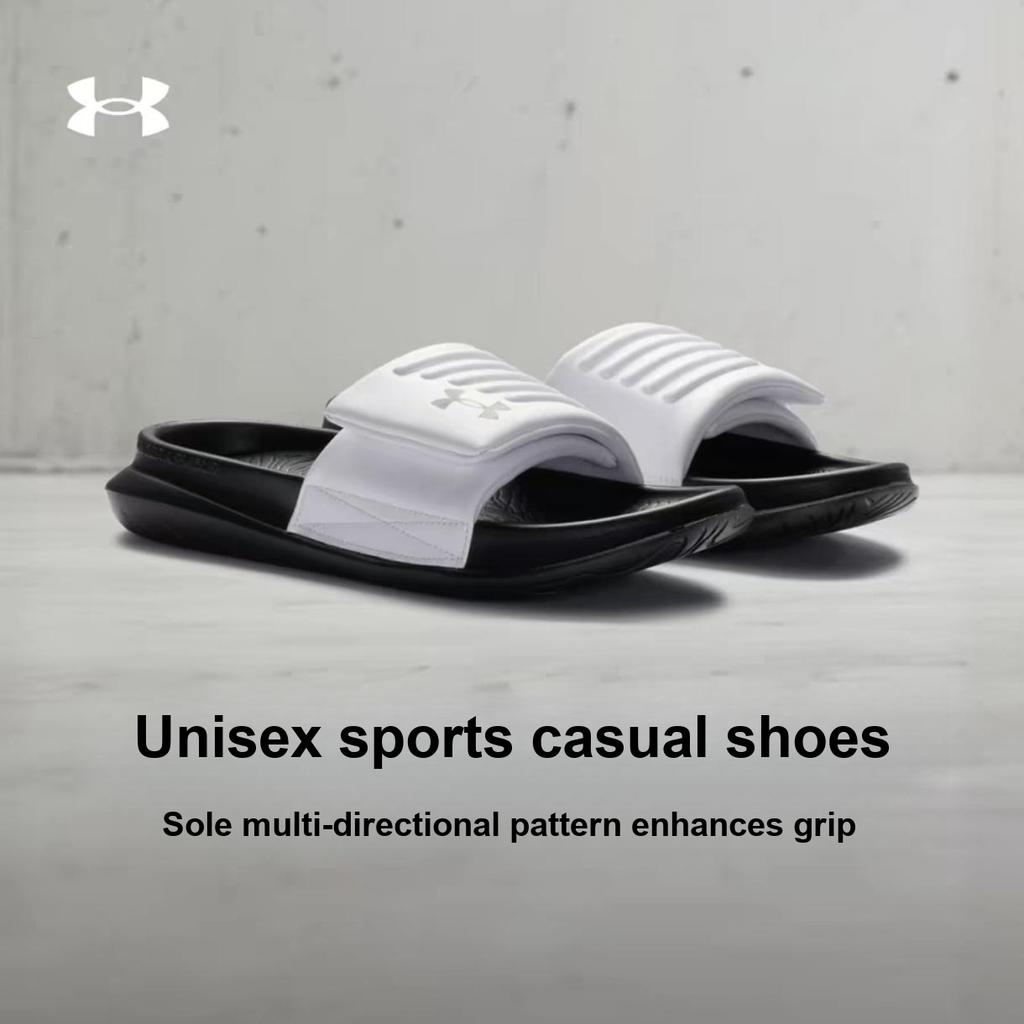 Under Armour Puff Adjustable Casual Comfortable Slide Sandals Unisex sandals Black 6014037-001