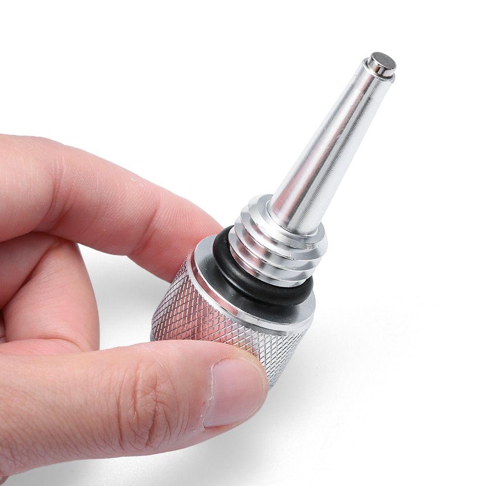 

Silver Magnetic Oil Dipstick Replacement Dipstick Aluminum Oil Dipstick for Inverter Generator
