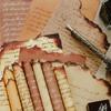 Retro Burned Pages Diary: DIY Decorative Material - 30 Sheets