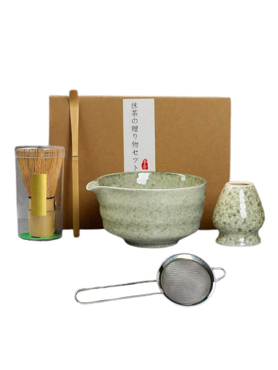 

5pcs/set Japanese Style Matcha Tea Set With Tool Rack, Including Bowl, Whisk, Spoon, Great Gift For Ceremony, Traditional Japane Five-piece Set