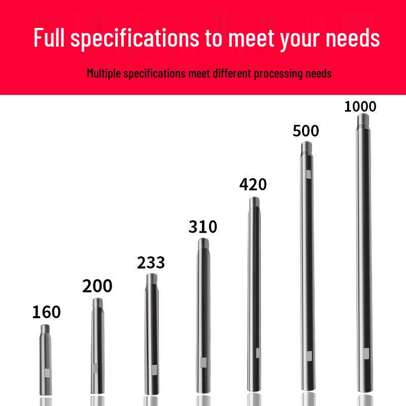 Extended Diamond Core Drill Bit Rod, 100mm-1m, for Drilling Machines