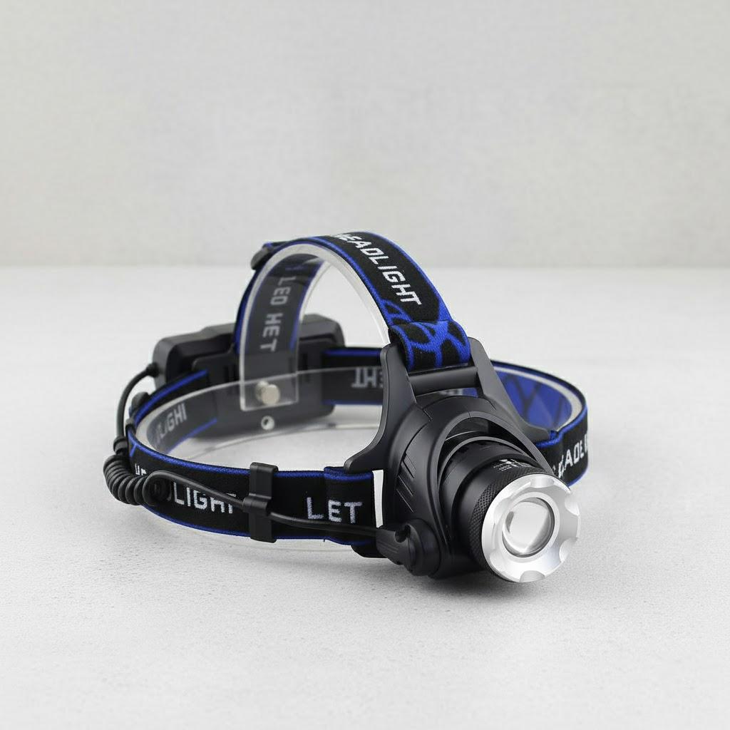

USB Rechargeable Portable Telescopic Zoom Headlamp Waterproof Adjustable LED Light for Outdoor Camping Hiking