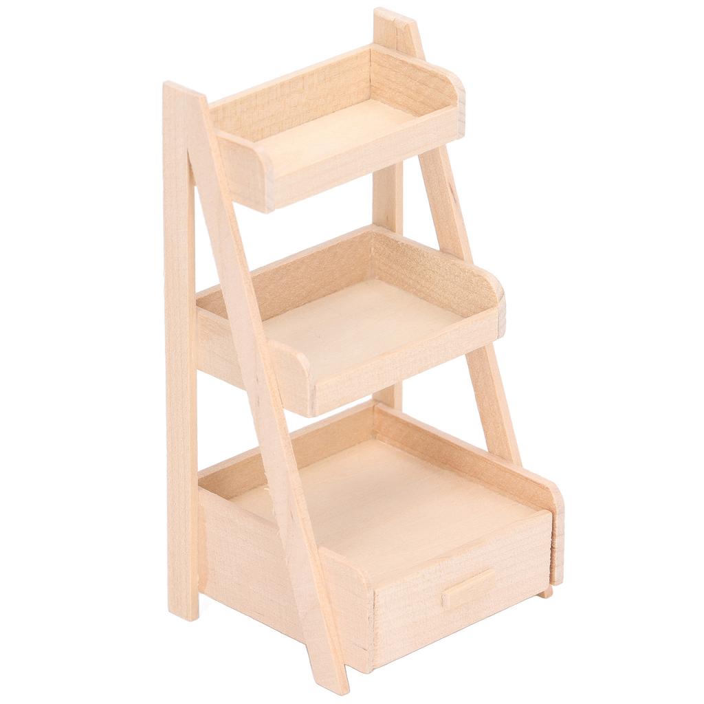 Puppenhaus Holz Blumenständer 1:12 Simulationslebensszene Lebendig Zart Dreischichtiges Design