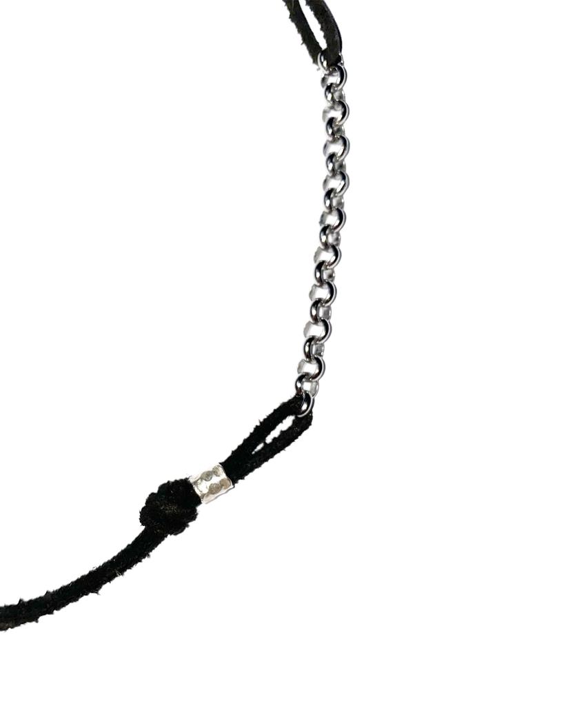 Runds 360 Karen Silver Black Mix Necklace