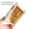 Smooth Hamster Hideaway Wooden Hamster House with Hiding Hole Small Pet Castle Arch Bridge for Dwarf Mice Gerbils Small Pets New